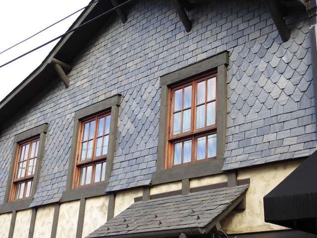 Scalloped slate, Highlands NC — photo