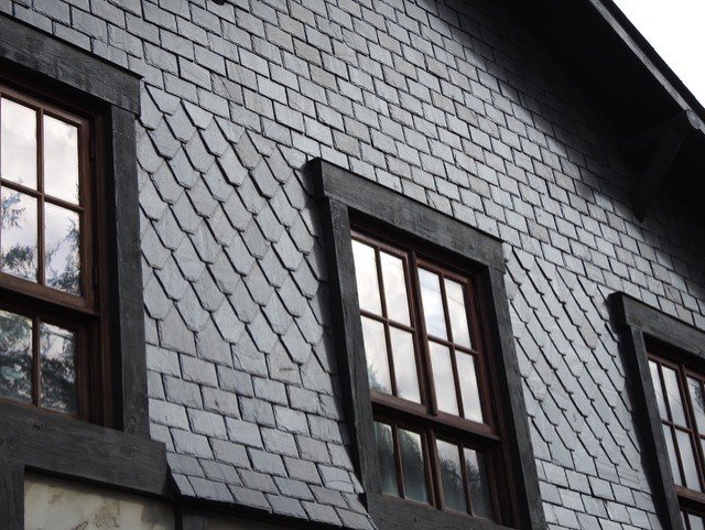 Scalloped slate, Highlands NC — photo