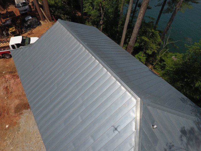 Zinc roof, Lake Rabun Georgia — photo