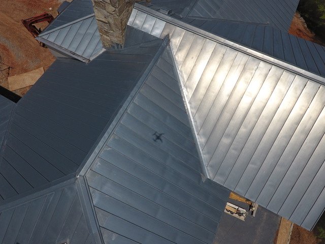 Zinc roof, Lake Rabun Georgia — photo