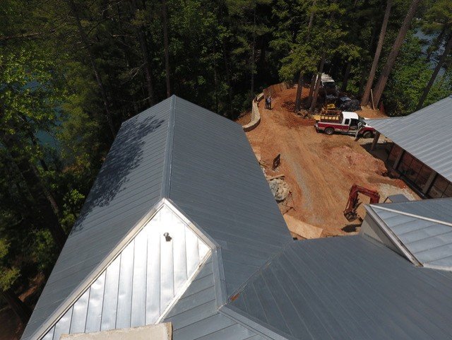 Zinc roof, Lake Rabun Georgia — photo