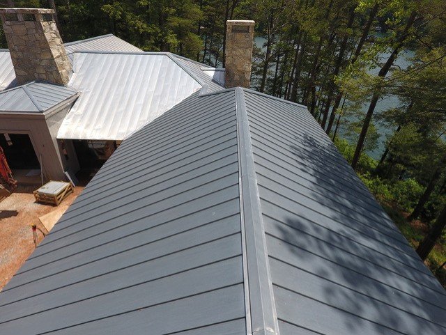 Zinc roof, Lake Rabun Georgia — photo