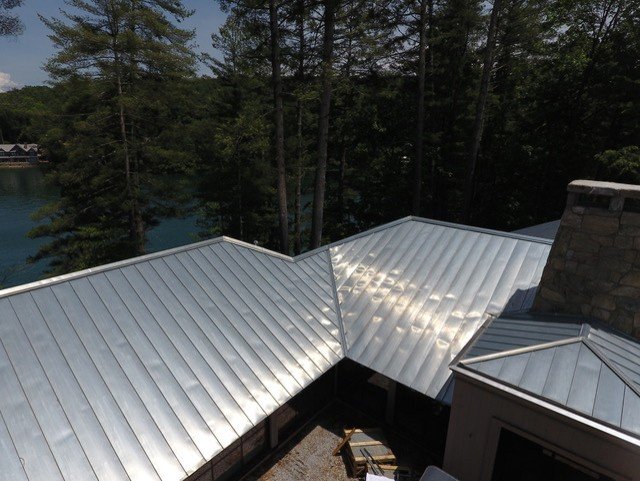 Zinc roof, Lake Rabun Georgia — photo