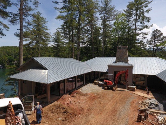 Zinc roof, Lake Rabun Georgia — photo