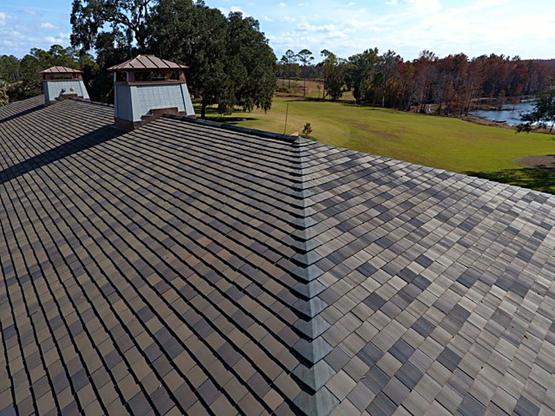 Slate roofs, South Georgia plantation &mdash; photo