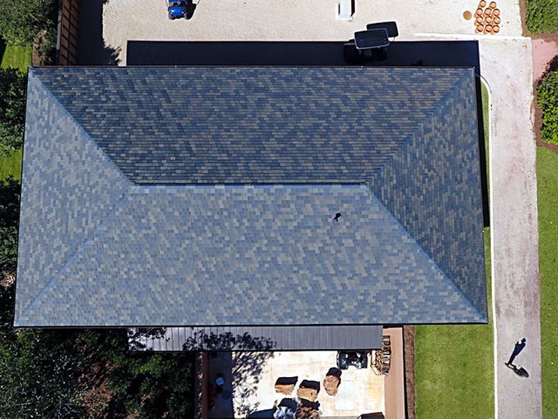 Slate roofs, South Georgia plantation &mdash; photo