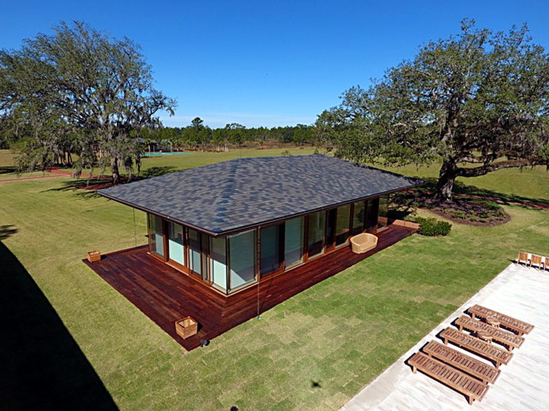 Slate roofs, South Georgia plantation &mdash; photo