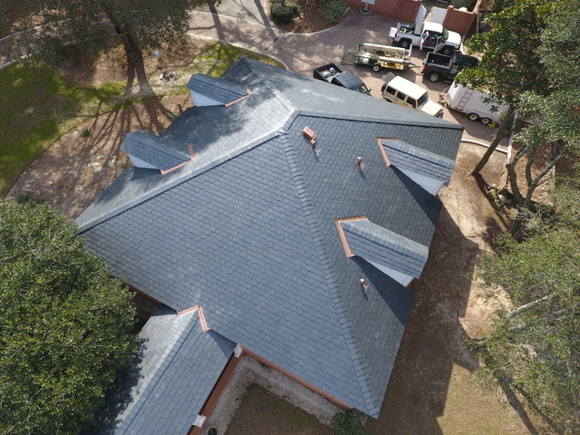 Slate and copper, South Georgia estate — photo